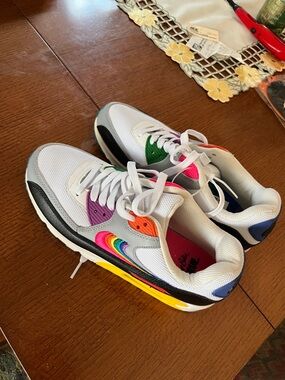 Nike women’s  Sneakers with Rainbow Accents